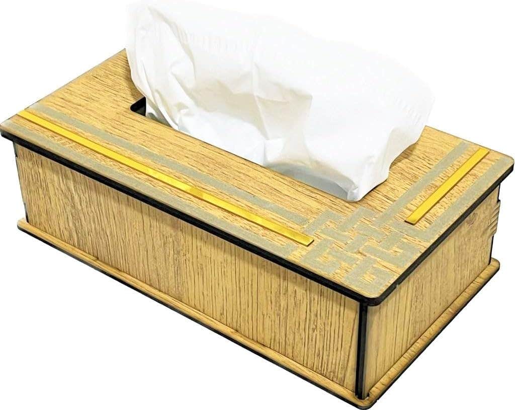 Wooden Tissue Box Artistic Elegant Design (T1)