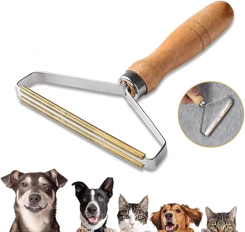 Reusable Pet Hair Remover Roller for Furniture and Bedding - Eco-Friendly Fur Removal