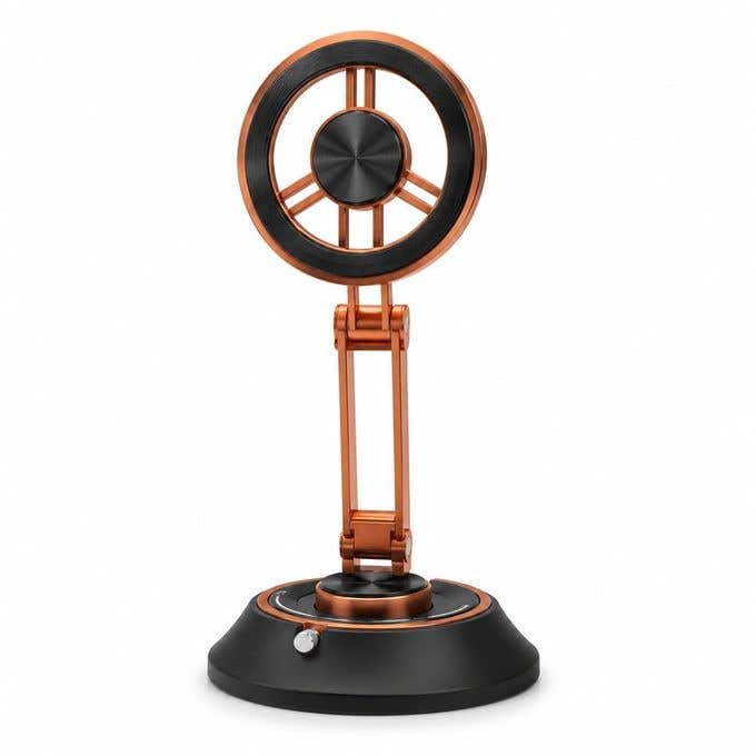 Green Car Magnetic Mobile Holder - Foldable & 360 Rotation (Model GE-N010)