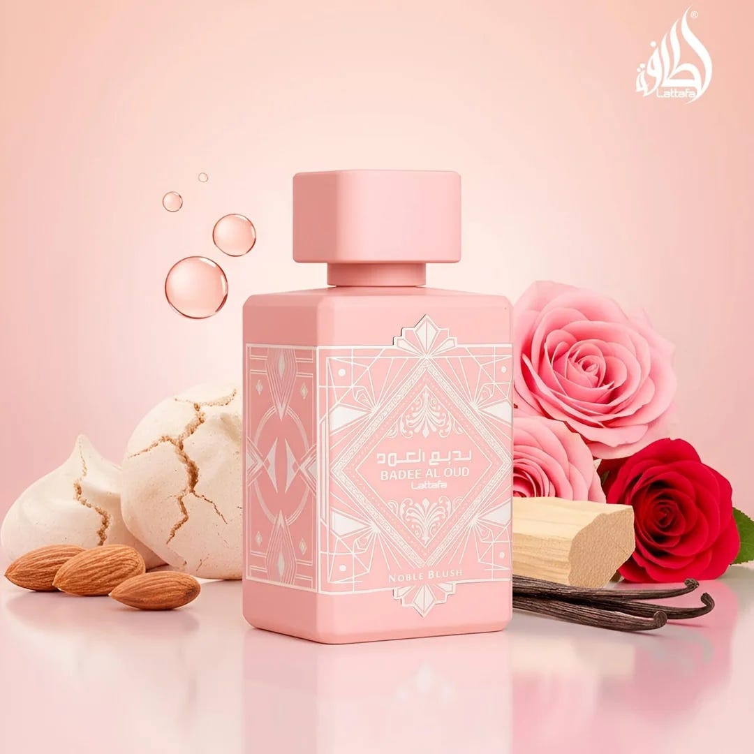 Lattafa Bade'e Al Oud Noble Blush - Eau De Parfum - For Women - 100ml