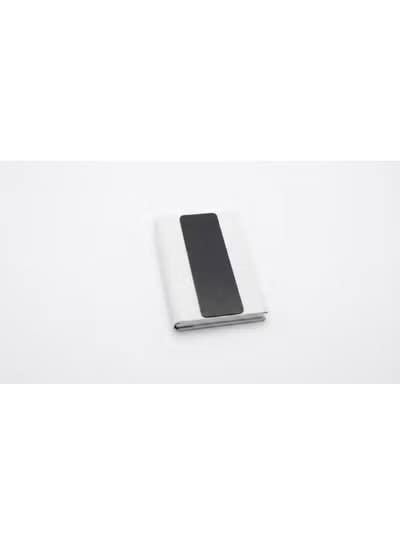 White Long and Wide Card Holder - Practical Organization
