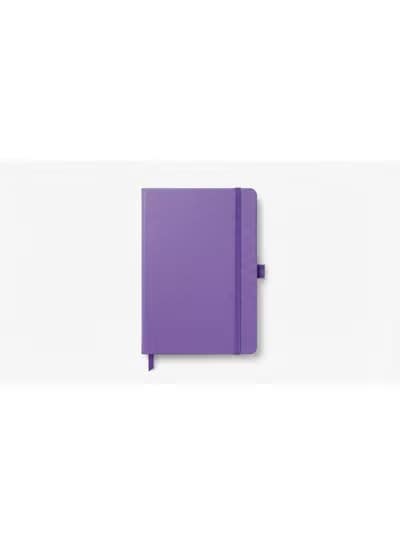 Purple A5 Ruled Journal with Elastic Band - 100 Sheets