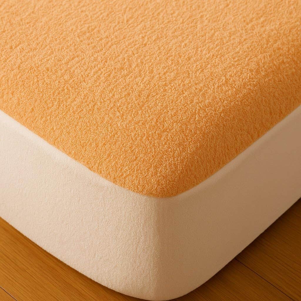 Cotton Solid Bed Sheets 180 CM - Cafe