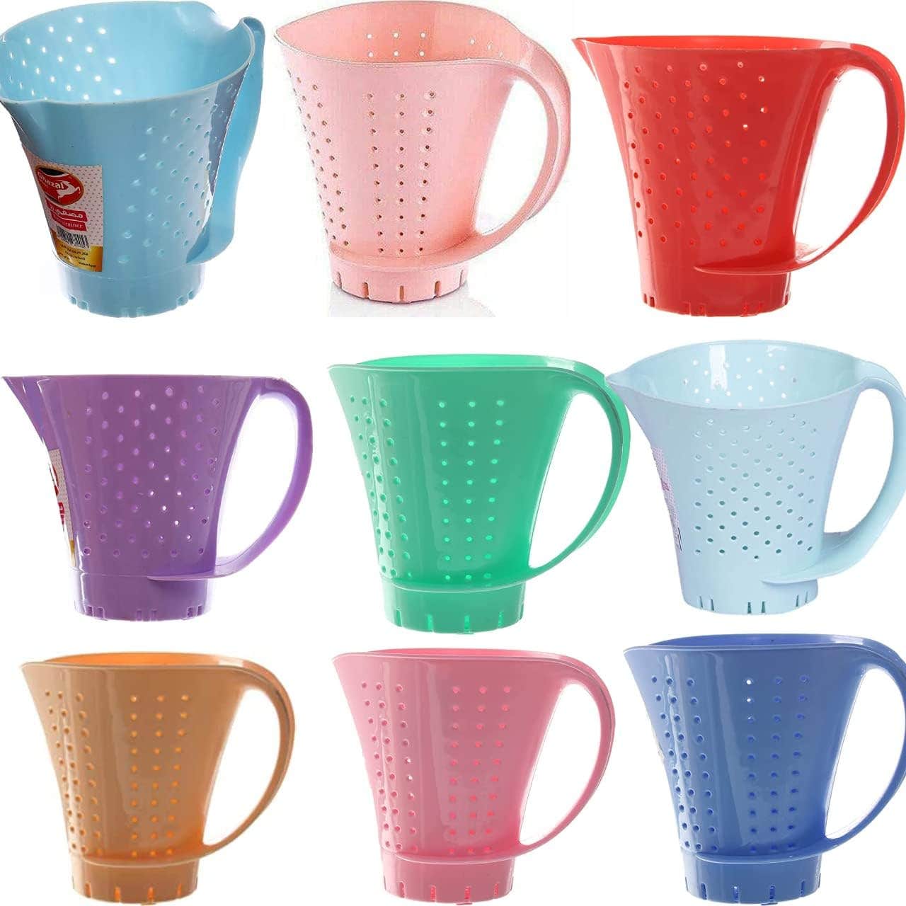 Portal Plastic Rice Strainer Cup Shape - Multi Color149613 The color may vary depending on stock availability