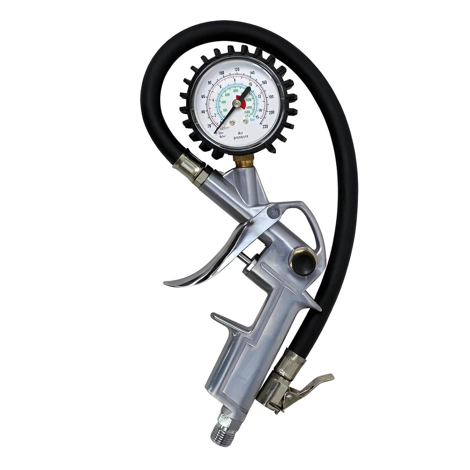 APT DG-10Y Tire Pressure Inflator Gun with 63mm Gauge - Precision & Durability