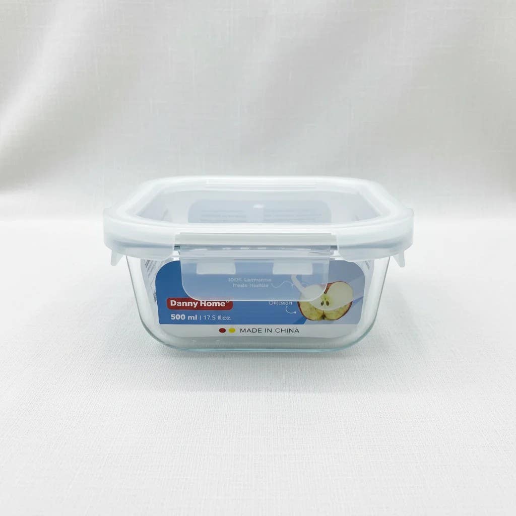 Danny Home Glass Refrigerator Food Container (750ml)