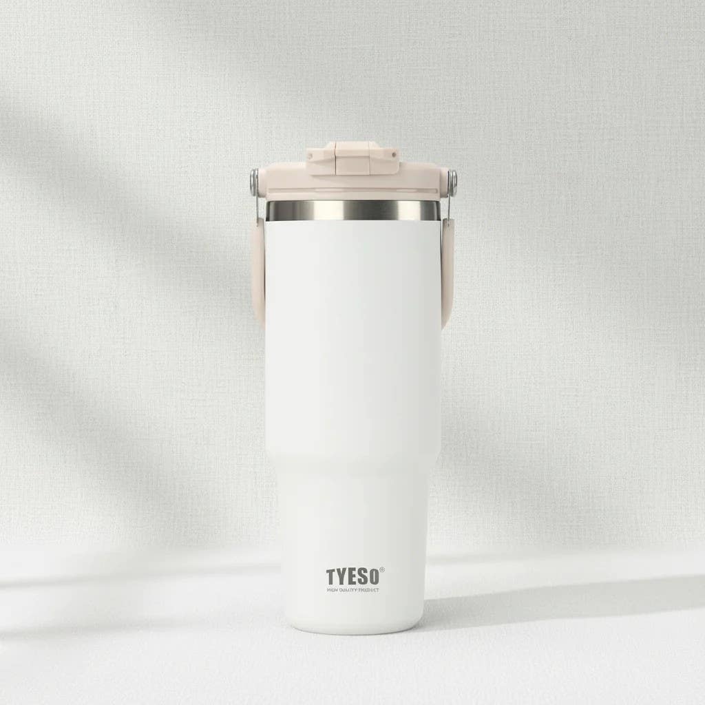 TYESO ROAM Tumbler 2.0 with Flip Straw & Sip Lid (900ml)