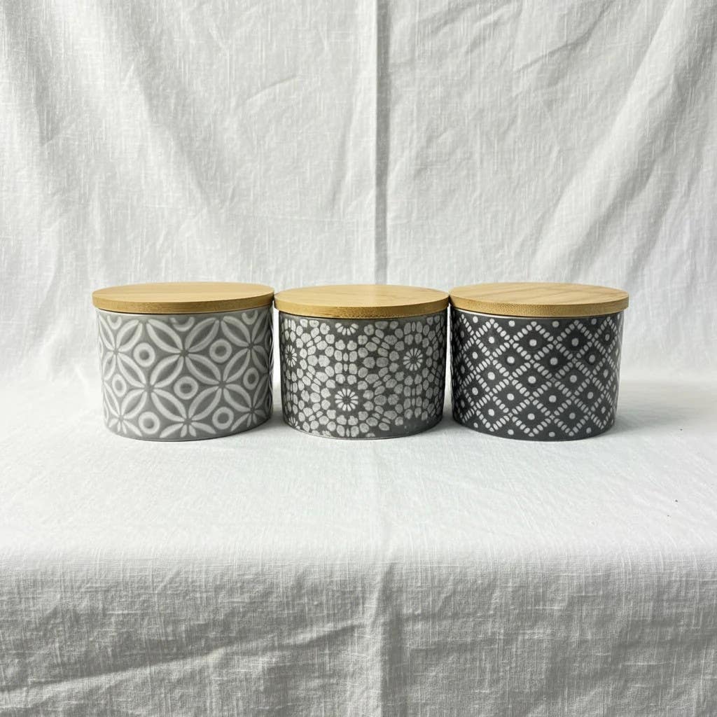 The Element Medium Glass Spice Jar Set (3-Piece)