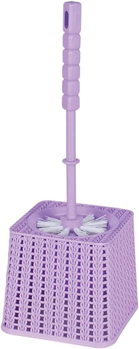 Purple Plastic Toilet Brush by El Helal & Silver Star - High Quality & Effective