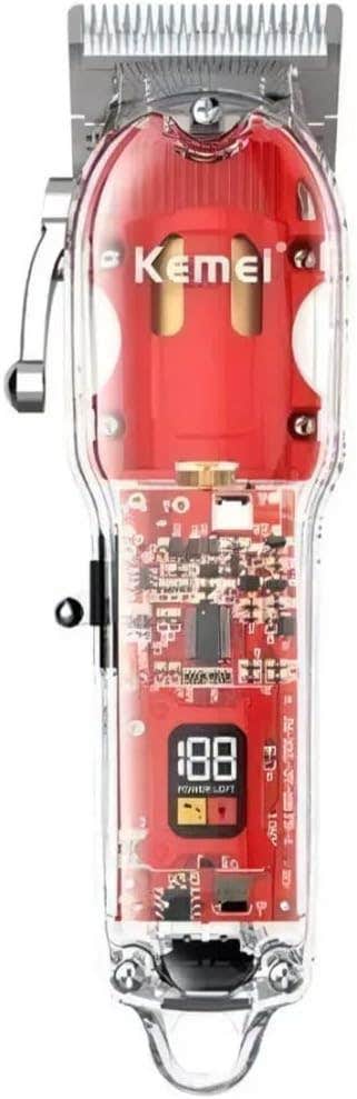 Kemei KM-1761 Rechargeable Hair Clipper - Professional Fade Clippers, Cordless Trimmer