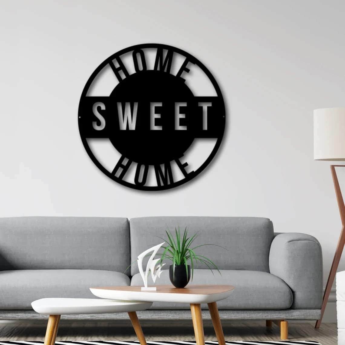 Home Gallery Home sweet home sign wood wall art 60x60