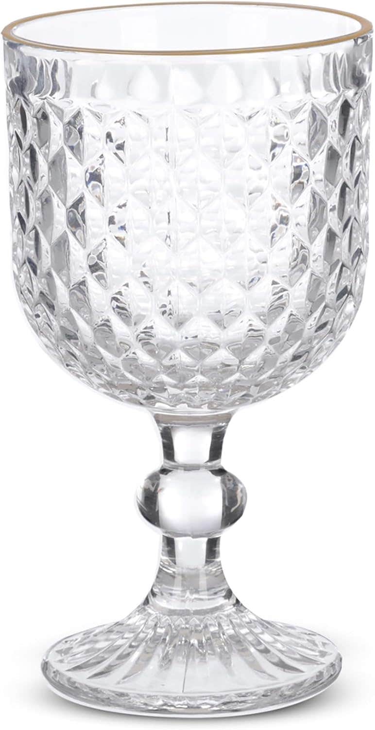 Modern glass set, 6 pieces, 200 ml – Clear
