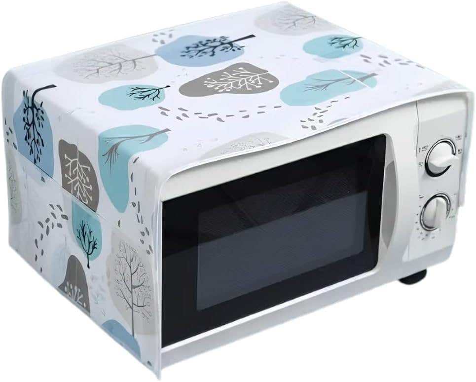 Microwave Cover Green Drawing 85x35cm