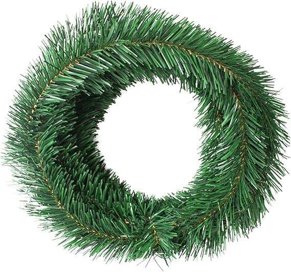 Generic Artificial Green Garland | Round Design | Home & Office Decor | High Quality