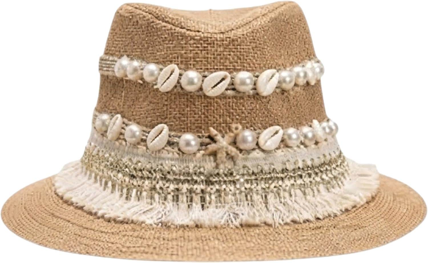 Handmade Pearl & Snail Shabuh - Light Brown