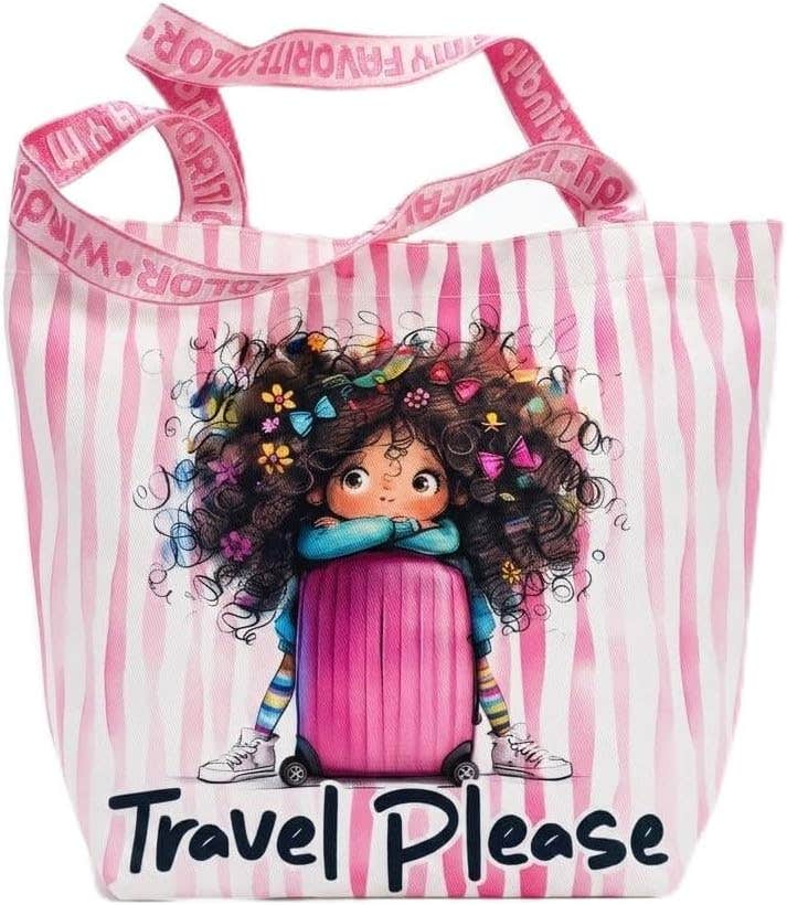 TRAVEL PLEASE MEDIUM SEA BAG STRIPE WHITE X BUMBY 45X40CM