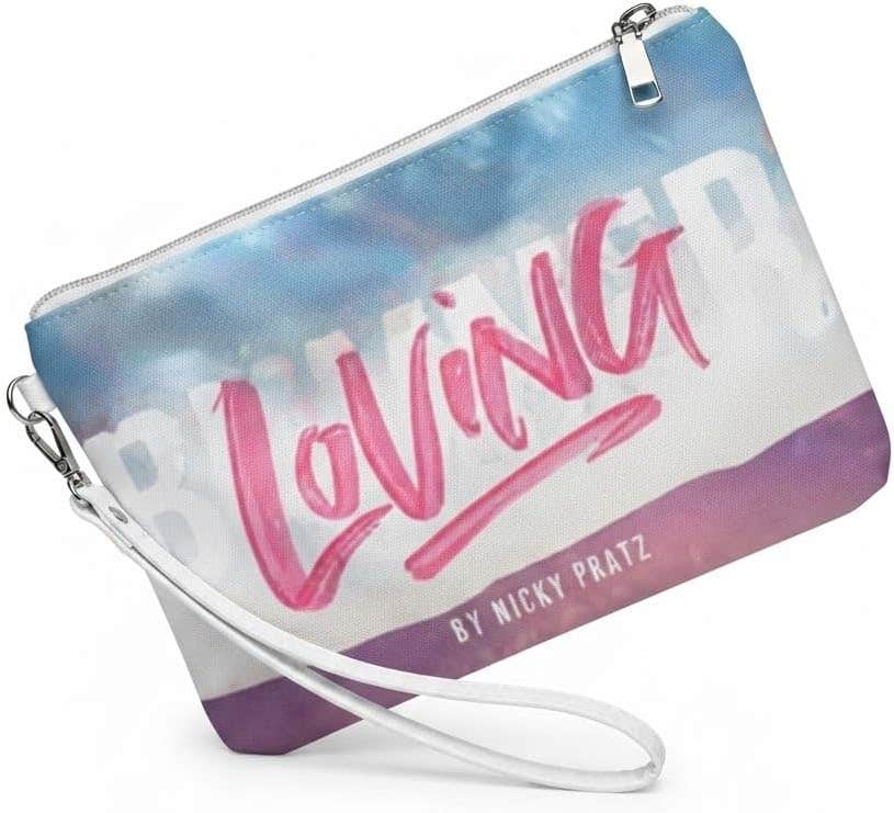 Nicky Pratz Summer Loving Makeup Bag Sky 12 x 16 Inches