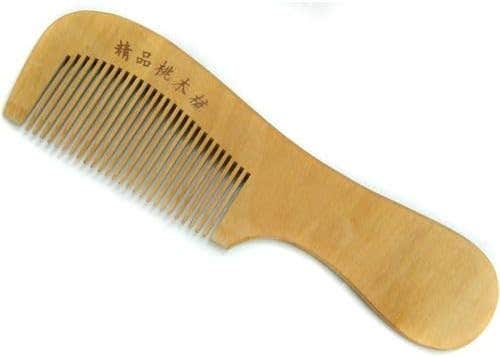 Wooden Hair Comb with Handle, Daily Hair Styling Tool