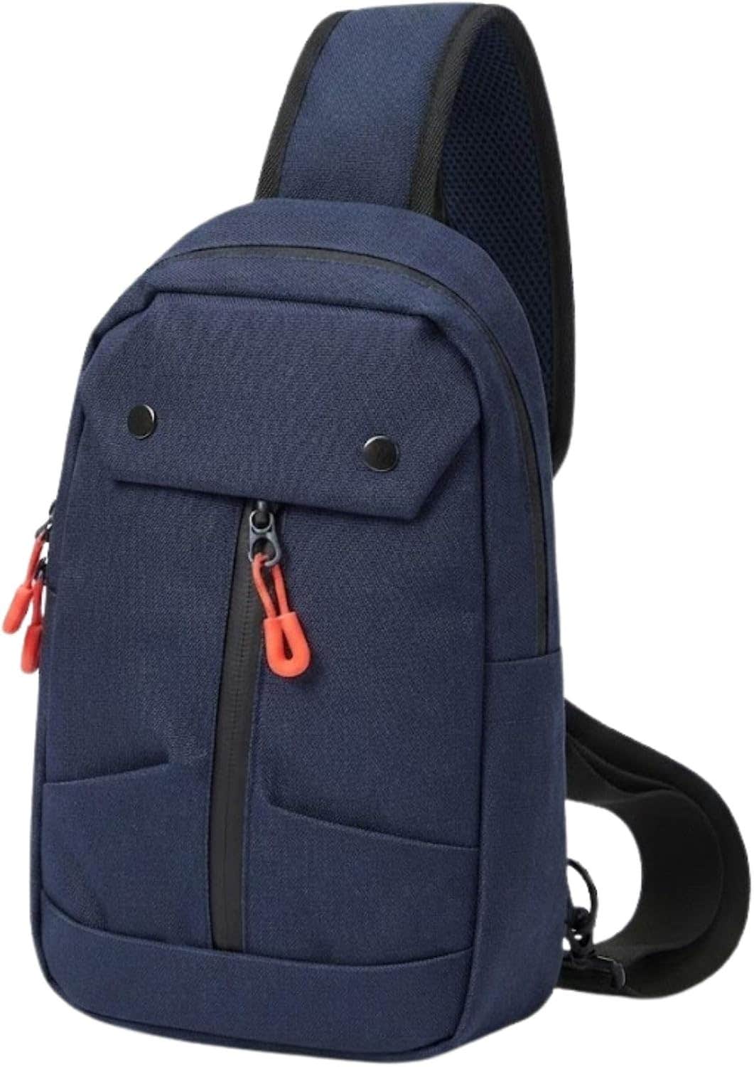 Crossbody Bag - Navy * Orange