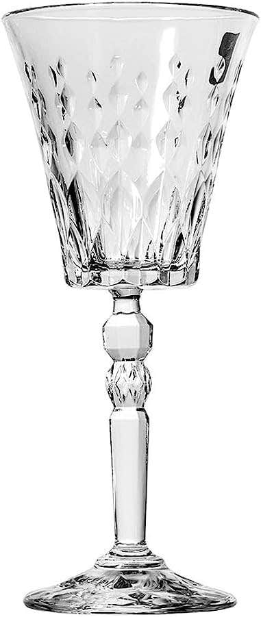 RCR Crystal Goblets Set of 6 - 260ml Capacity - Transparent - Dishwasher Safe