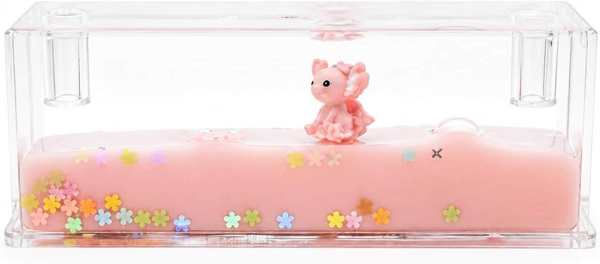 Acrylic Pink Closed Vase with Unique Stitch Design - High-Quality Decor Piece