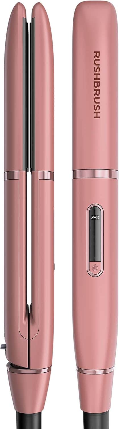 Rush Brush X1 Lite Straightener Rose Gold 230 C, 5 heat level, Ceramtic