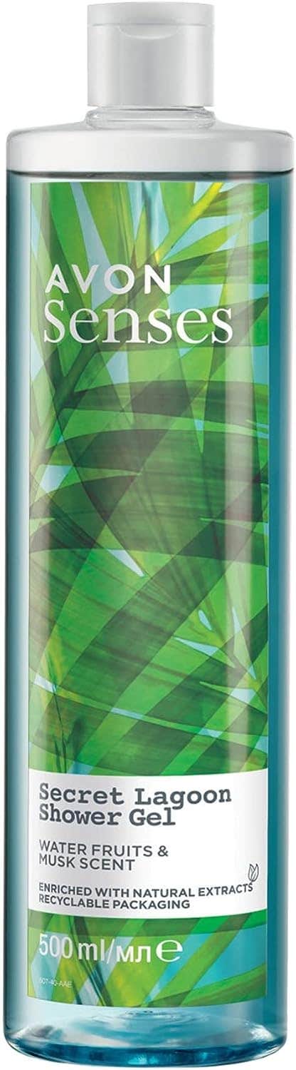 Avon Senses Secret Lagoon Water Fruits & Musk Shower Gel - 500ml