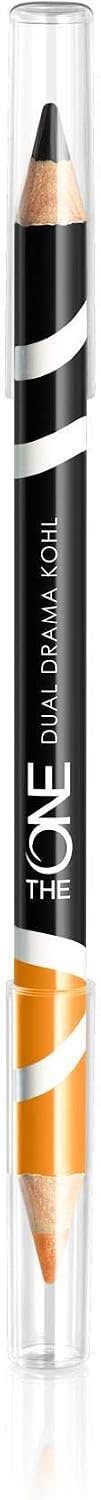 Oriflame Dual Drama Kohl Eye Pencil - Orange Raven - Smudgeable, Highly Pigmented