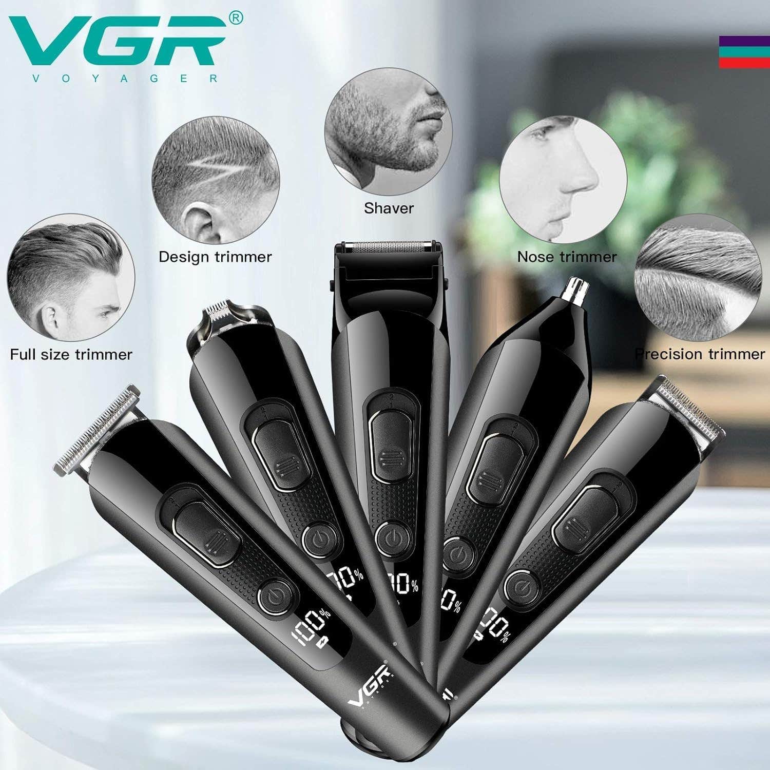 VGR VGR V-175 5 In 1 Dry Shave Electric Shaving Machine