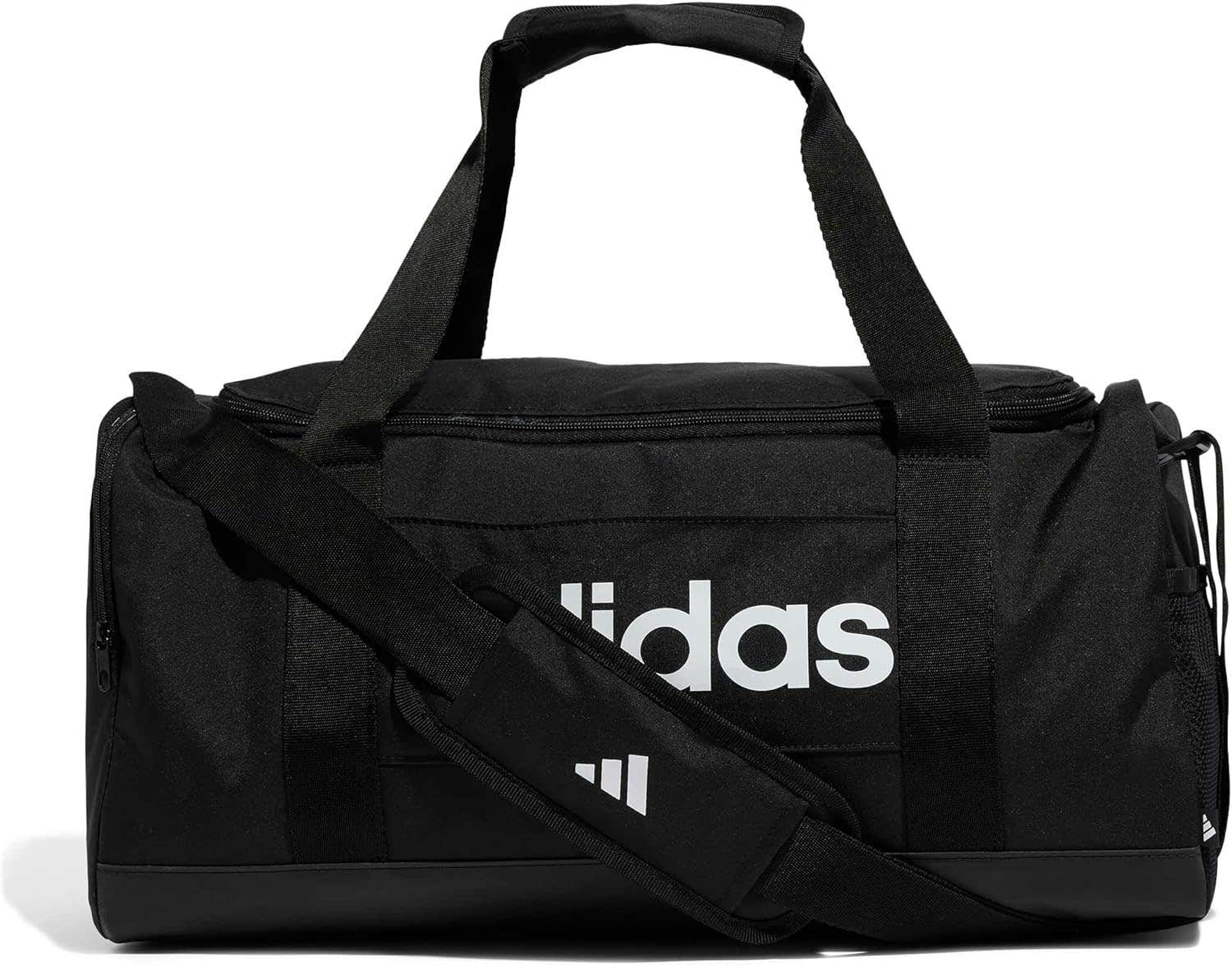 adidas linear duffel s black,black,black gym & training duffel for men & women size ns
