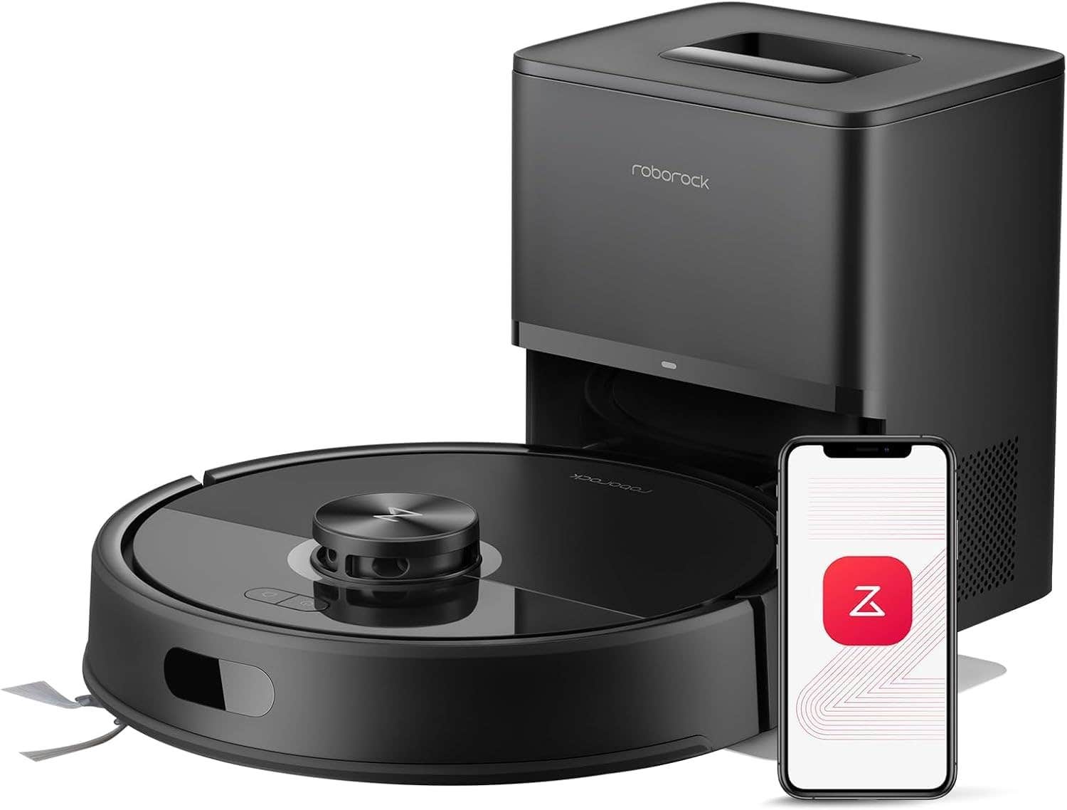 roborock Q7 TF+ Robot Vacuum and Mop, 10000Pa Suction, Black