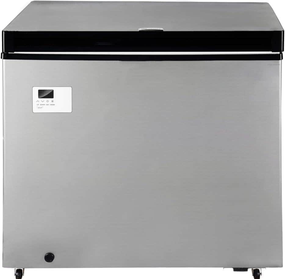 unionaire 250L Defrost Deep Freezer, Silver, Stainless Steel Interior, Freestanding, UC-250VVA-DHS