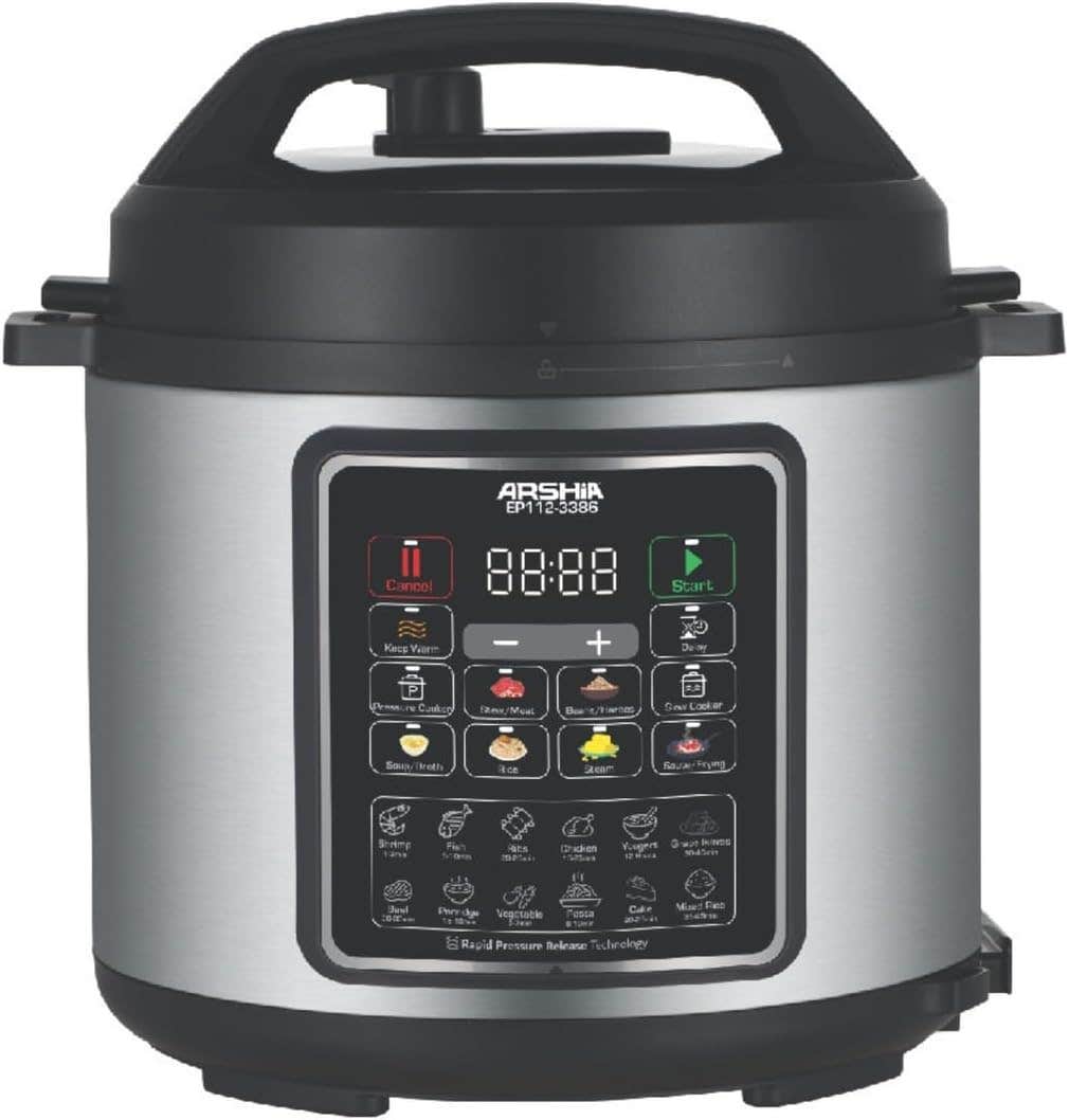 Arshia Digital Pressure Express Cooker 6L EP112-3386