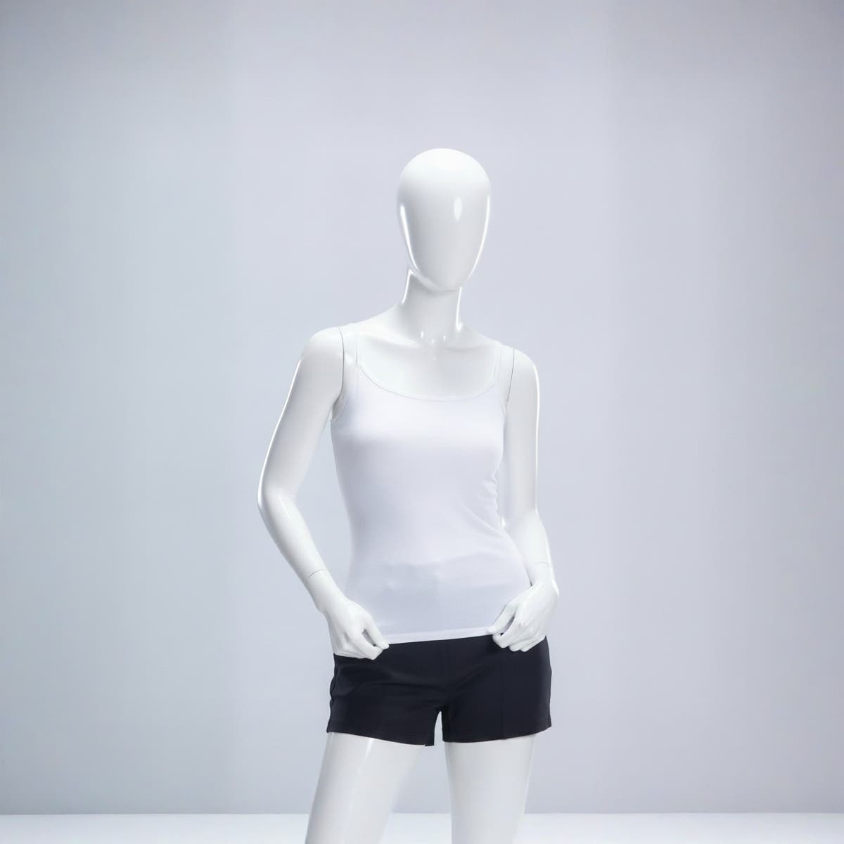 Spaghetti Straps Plain Tank Top