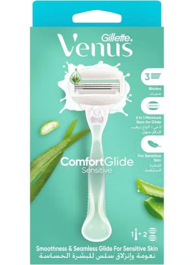 GILLETTE VENUS Comfort Glide Sensitive 2x1 - Practical Personal Care