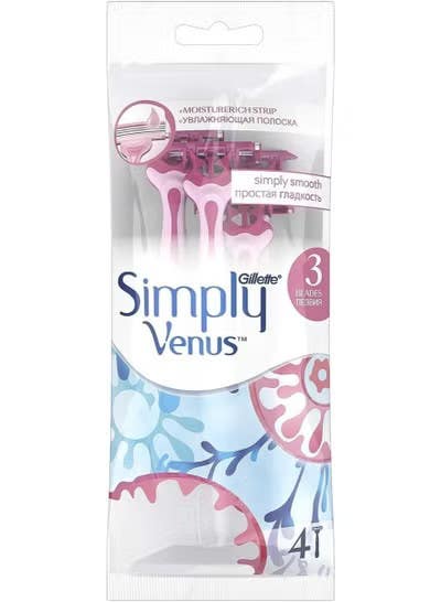 GILLETTE VENUS Simply 3 Personal Care Kit - 4 Pieces