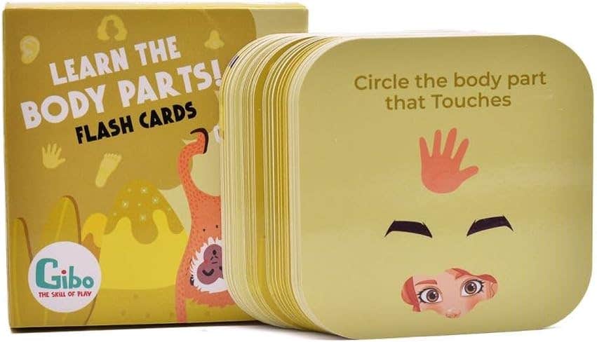 Nilco Gibo Learn Body Parts Flash Cards