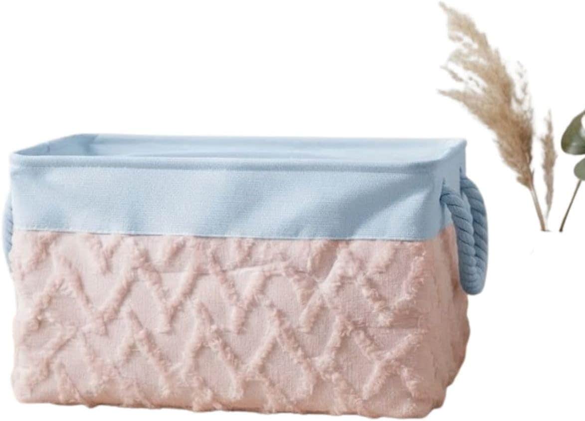 Laundry Basket Blue and Beige XX-1356