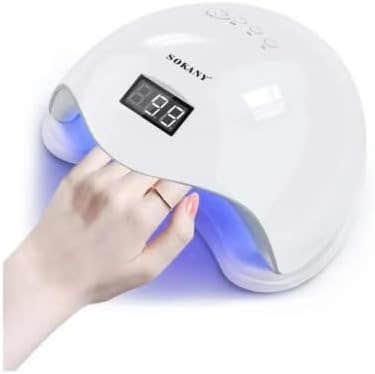 SK-923 Super Powerful UV LED Nail Dryer for Ultra-Fast Gel Curing – Screen Digital Timer, 4 Time Settings, Professional Nail Lamp for Salon & Home Use