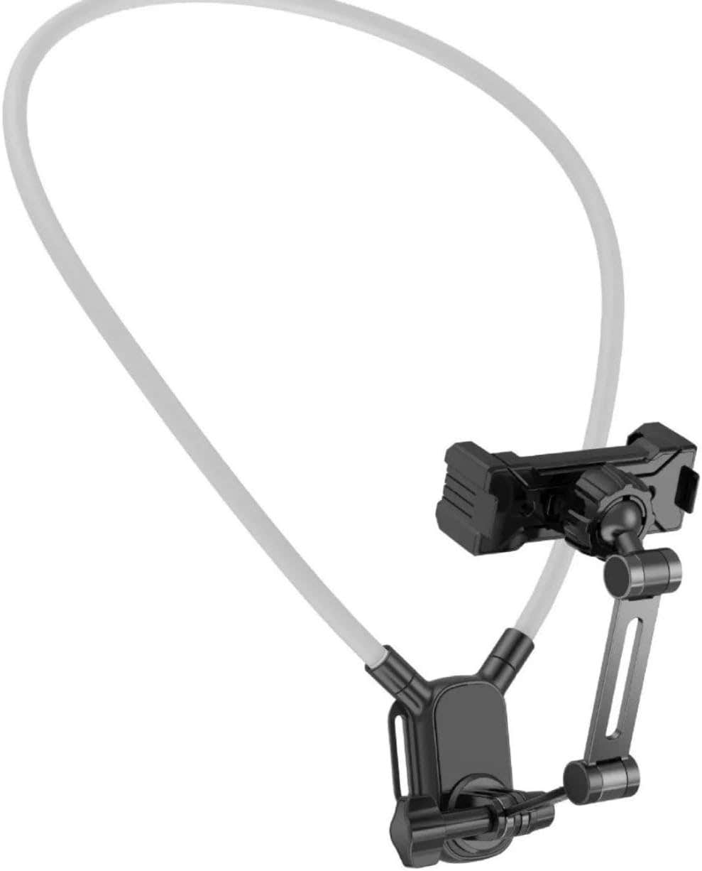 Flexible Neck Phone Holder Support 360° Rotation, Hands Free Phone Holder Compatible with iPhone, Samsung, Android, Perfect for Live Streaming, Photography,