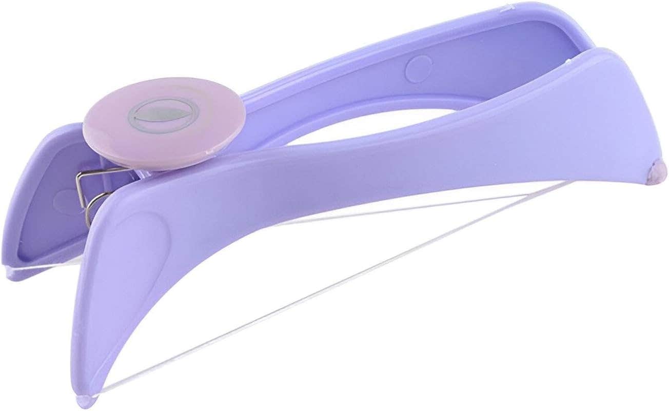 Facial Hair Remover - Painless Epilator for Women & Men - Precise Hair Removal for Eyebrows, Upper Lip, Face, Body - Includes Threading Tool & Mini Scissors for Perfect Shaping
