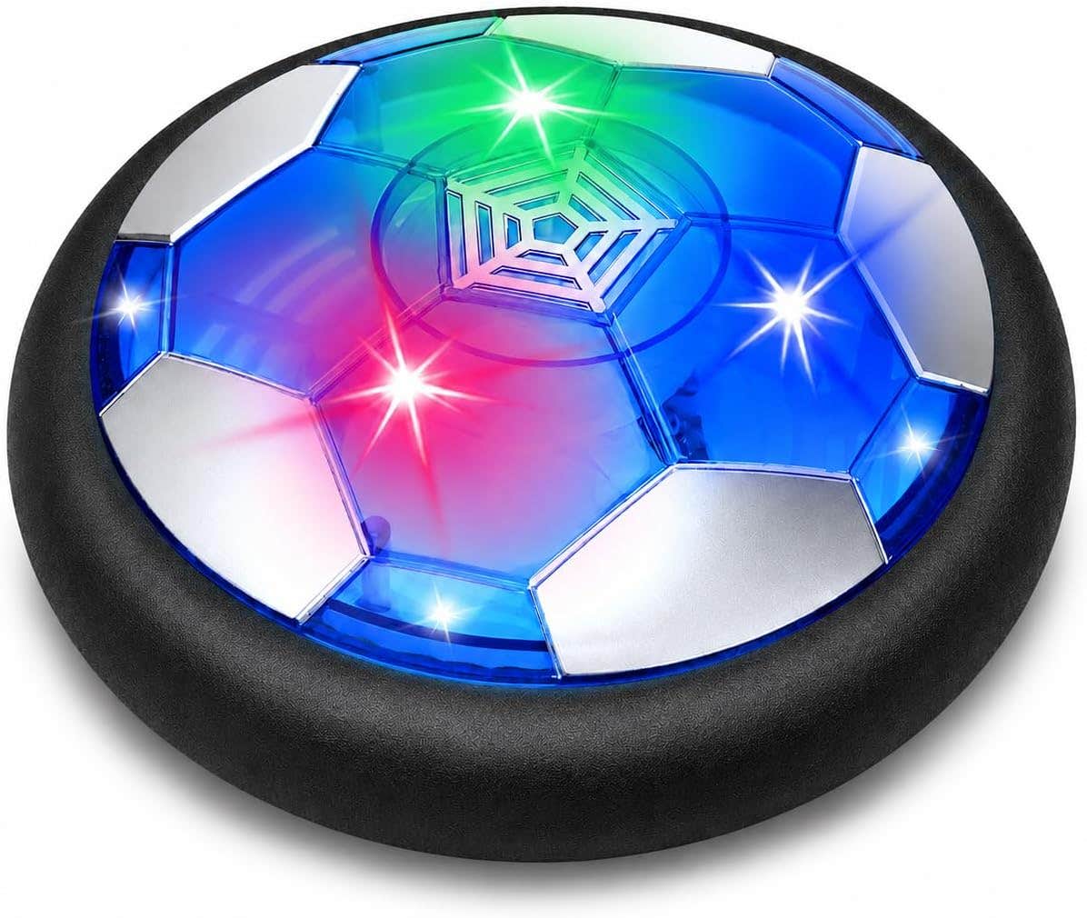 TODARRUN Kids Toys Hover Soccer Ball,Colorful LED Light and Soft Foam Bumper Hover Ball for Kids Playing Football Indoor Outdoor Game for Boys Girls 3 4 5 6 7 8+ Year Old Toys