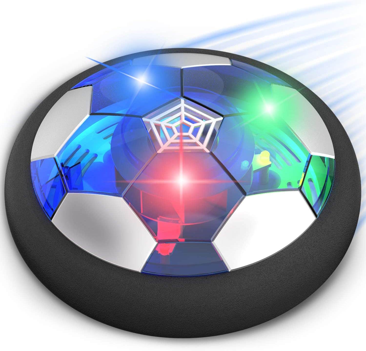 Hover Soccer Ball Toys, Indoor Floating Rechargeable Soccer with Colorful LED Light and Soft Foam Bumper, Upgrade Air Training Soccer Ball for 3 4 5 6 7 8-16 Years Old Boys Girls Adults