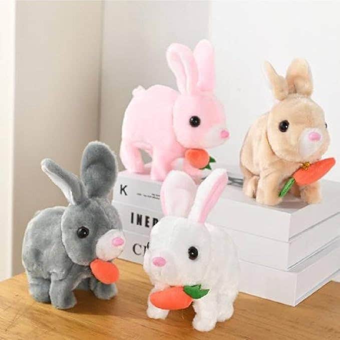 Naughty Bunny Run Behind Your Baby And Make A Sound Fun Toy For Unisex Children Contains (Assoreted)