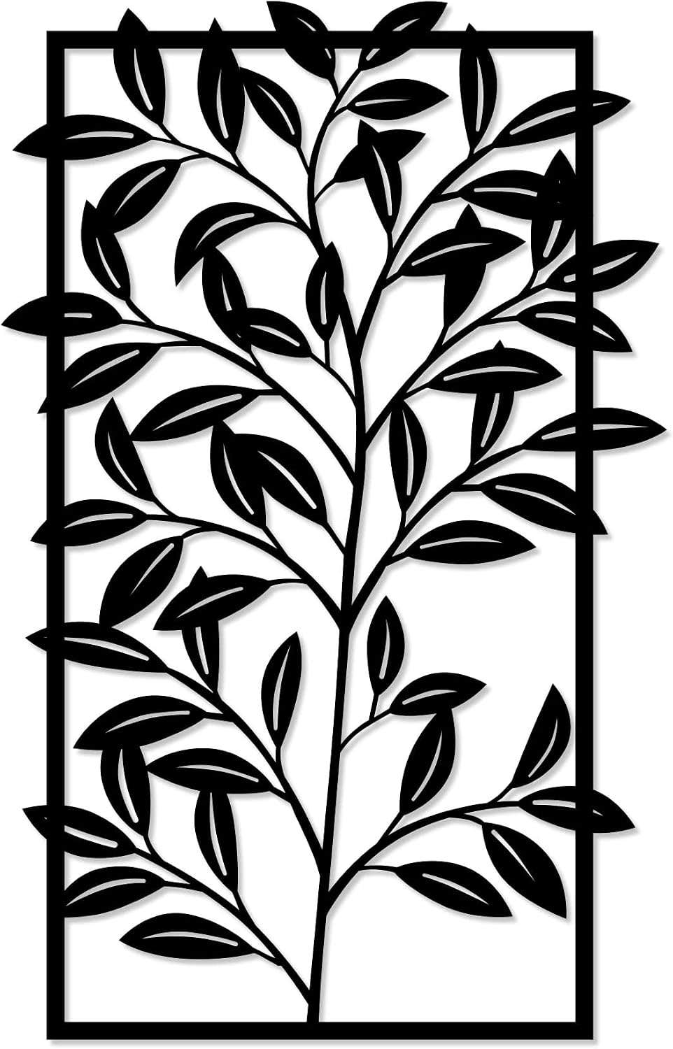 Home Gallery decorative tree leaves wooden wall art 55x80 cm