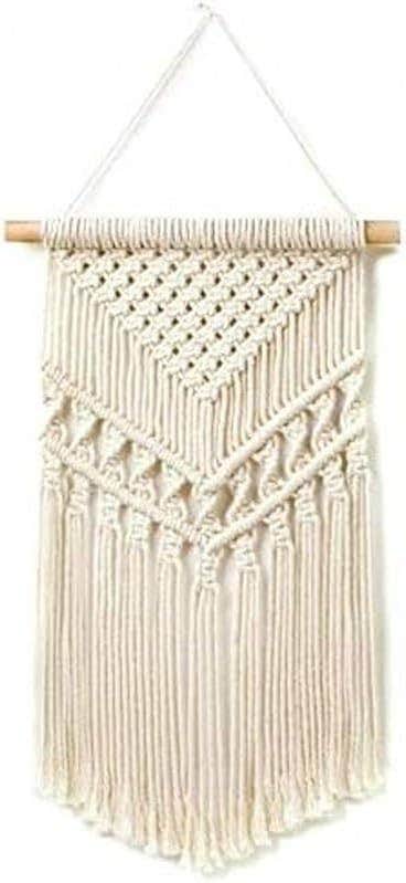 Small Macrame Wall Hanging Woven Handmade