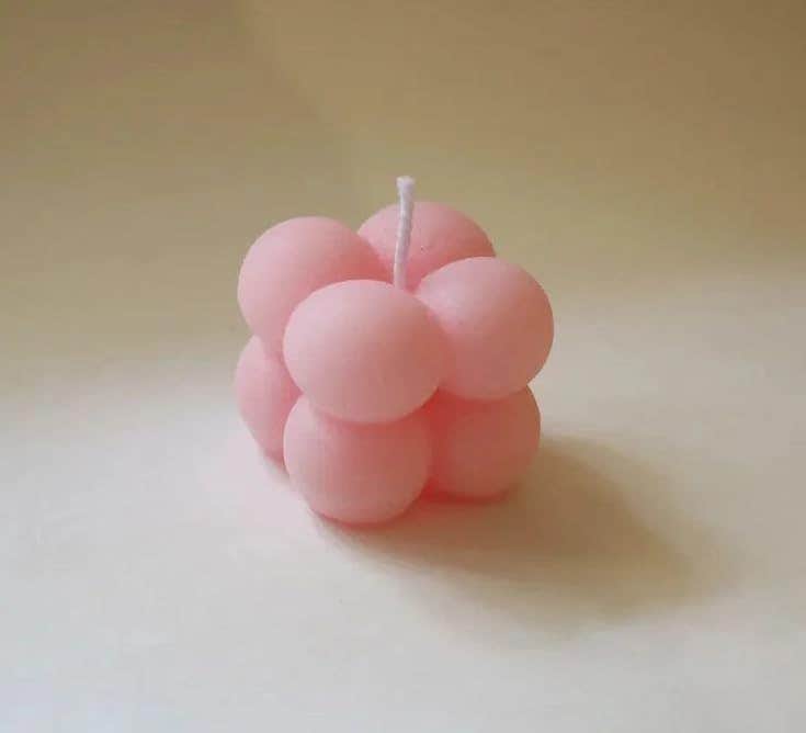 Pink Scented Candle - Aromatherapy Candle Lights