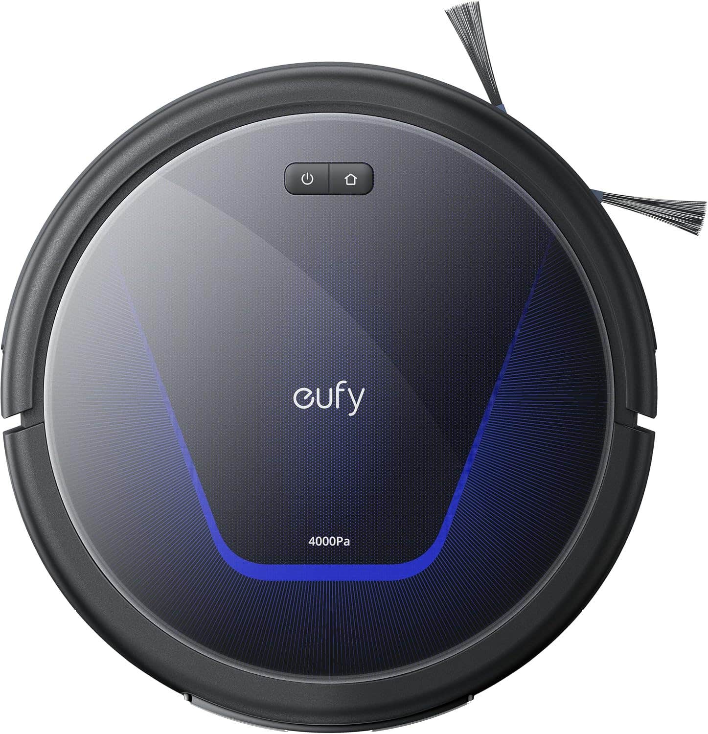 eufy G50 Hybrid Robot Vacuum Cleaner with Mop Function & 4,000Pa Strong Suction Power, Dynamic Navigation, Mop Pad for Light Surface Cleaning, Ideal for Pet Hair and Hard Floors, Black