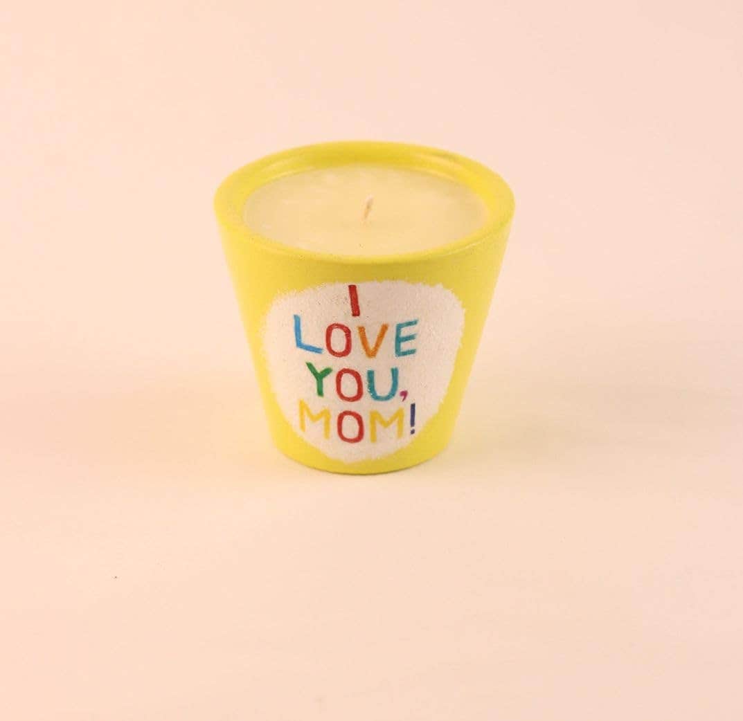 Handmade Potted with Scented Candle