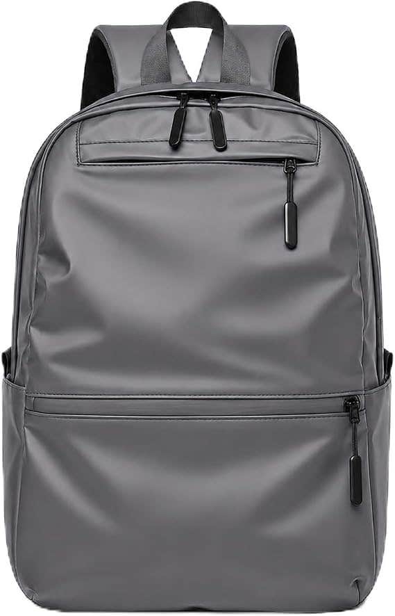 Laptop Backpack - Travel Bag for Men Women Students – Large Capacity Multi-Pocket Nylon Backpack with USB Charging Port, Cart Strap & Water-Resistant Lightweight Design